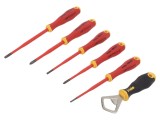 Kit Şurubelniţe Izolate 1kVAC Phillips și Plate 5 Bucăți