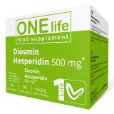 Capsule cu diosmina si hesperidina 500 mg One Life 90 buc