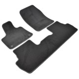 Covorase Auto Mocheta Umbrella Peugeot 5008 II (2017-) Negru. Set Covorase Interior Dedicate, Tip Textil