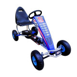 Kart cu pedale Gokart 4-10 ani roti gonflabile G5 R-Sport albastru