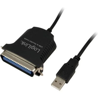 CABLU USB LOGILINK adaptor USB 2.0 (T) la Paralel (Centronics 36-pin) 1.5m negru AU0003C foto