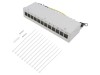 Conector Soclu RJ45 Keystone Gri Mama Logilink, Montare Clichet, 12 Porturi