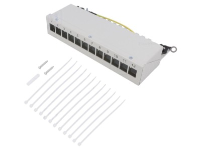 Conector Soclu RJ45 Keystone Gri foto