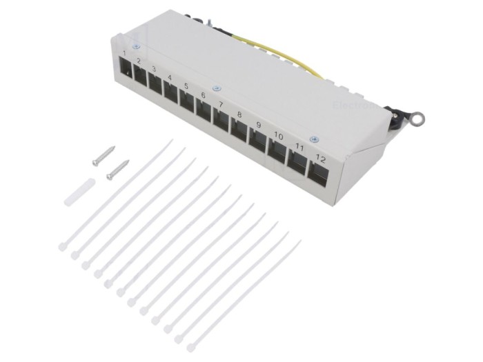 Conector Soclu RJ45 Keystone Gri