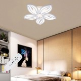 Lustra Led dimabila 80W 5 brate 3 culori telecomanda 480x85mm SPN DL75L015