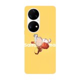 Husa compatibila cu Huawei Nova 9 model Saitama One Punch Man, Silicon, TPU, Viceversa, Transparent, Carcasa