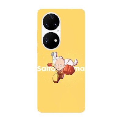 Husa compatibila cu Huawei Nova Y70 model Saitama One Punch Man, Silicon, TPU, Viceversa foto