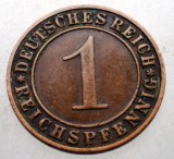 2.695 GERMANIA WEIMAR 1 REICHSPFENNIG 1931 D, Europa, Bronz