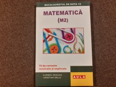 MATEMATICA M2 70 DE VARIANTE EXPLICATE SI REZOLVATE CARMEN DRAGAN