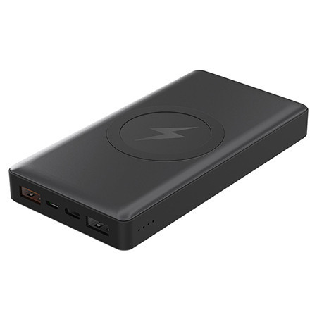 POWERBANK 10000MAH WIRELESS QI PLATINET