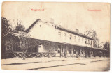 5172 - AIUD, Alba, Railway Station, Romania - old postcard - used - 1910, Circulata, Printata