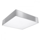 Lampă De Tavan Horus Gri Pvc 4 Becuri Pătrate Minimalistă De Interior