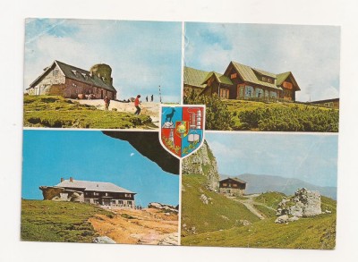 RF14 -Carte Postala- Muntii Bucegi, circulata 1975 foto