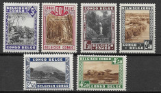 Congo Belgian 1938, serie completa MNH foto