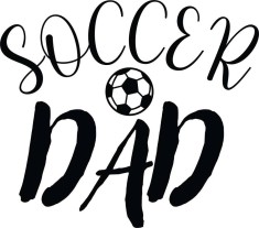 Sticker decorativ, Text Fotbal, Negru, 10101ST-7 foto