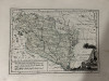 Harta veche color sud moldova 1789 Von Reilly