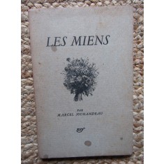 &lrm;Les miens&lrm; - Marcel &lrm;JOUHANDEAU EX LIBRIS BARBU BREZIANU EXEMPLAR NUMEROTAT