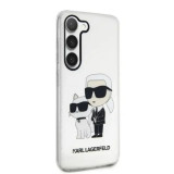 Cumpara ieftin Husa Cover Karl Lagerfeld IML Glitter Karl and Choupette NFT pentru Samsung Galaxy S23 Plus Transparent