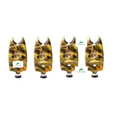 set 4 senzori/avertizori pescuit cu baterii incluse 9v