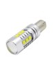 Led auto Alb H6W (BAX9S) Canbus, 80W, 12-24V, Leduri CREE, Xenon Bright
