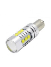 Led auto Alb H6W (BAX9S) Canbus, 80W, 12-24V, Leduri CREE