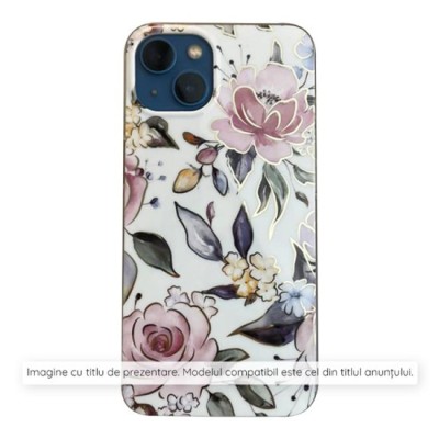 Husa pentru Xiaomi Redmi A3 - Techsuit Marble Series - Chloe White foto