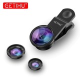 Set lentile smartphone 3in1 WIDE + MACRO + FISH EYE pt orice telefon mobil