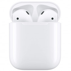 Casti Airpods 2, 2019, True Wireless Bluetooth cu Carcasa Incarcare Alb - MV7N2ZM/A - Apple foto