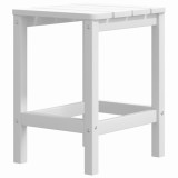Cumpara ieftin Masa Adirondack de gradina, alb, 38x38x46 cm, HDPE