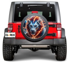 Sticker Auto &quot;Roata de Rezerva&quot; rezistenta la intemperii si raze UV, diametru 55 cm, Cod: AVX-RR05 FAVLine Selection