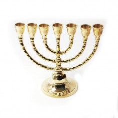 Menorah culoare aurie 17cm MM965