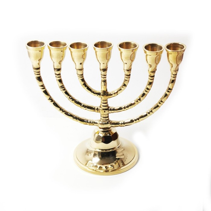 Menorah culoare aurie 17cm MM965