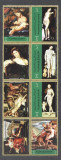Ajman 1972 Paintings, Nudes, Pinakothek, block, MNH S.017, Nestampilat