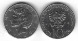 POLONIA 10 ZLOTI 1976 [2] Poet ADAM MICKIEWICZ , XF