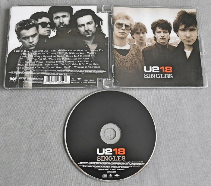 U2 - 18 Singles CD (Alternative Case)