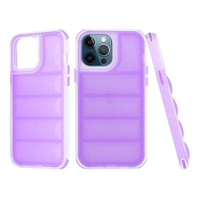 Husa pentru Apple iPhone 12 Pro Max, Techsuit, Wave Shield, Mov foto