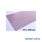 Plasa tuning rosie metalica 100x33cm Alta marca Alt model #7
