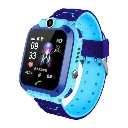 Ceas Smartwatch inteligent pentru copii,functie telefon,GPS,monitorizare,camera - Albastru
