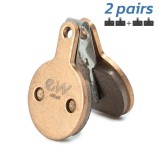 Cumpara ieftin Plăcuțe de fr&acirc;nă CT009-S sinterizate rotunde cu știft - 2 buc (copie)