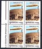 Romania 2004 - Lp 1652 - 75 de ani de la zborul Zeppelinului deasupra Brasovului &ndash; bloc de 4 - MNH ***