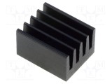 Radiator extrudat negru 10mm x 8mm x 6mm 71K/W aluminiu FISCHER ELEKTRONIK