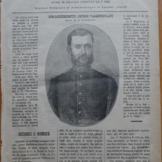 Ziarul Resboiul, nr. 117, 1877, 2 gravuri: Plecarea trupelor