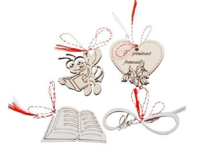 Set martisoare de lemn foto