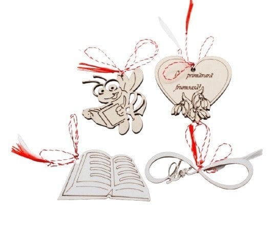 Set martisoare de lemn