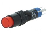 Comutator acţionat prin apăsare Poz 2 SPDT 0,5A 250VAC ON-ON