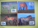 HOPCT MAXIMA NR 1061 SET 4 MAXIME -MONGOLIA 2000 -CAI PRZEWALSKI -ASIA -FAUNA
