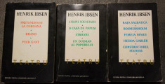 Henrik Ibsen - Teatru (3 vol.: Brand; O casa de papu?i; Ra?a salbatica; Hedda... foto