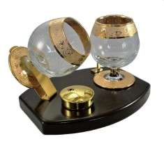 Incalzitor Dublu de Cognac by Credan - Made in Spain foto
