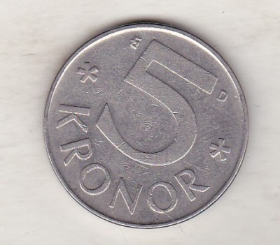 bnk mnd Suedia 5 kronor 1987 foto