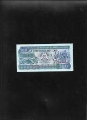 Mozambique Mozambic 500 meticais 1989 unc seria0028542